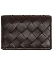 Bottega Veneta - Intrecciato Business Card Case - Lyst