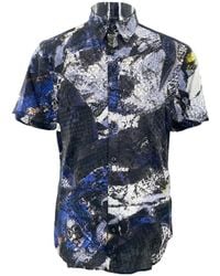 Just Cavalli - Single-Breasted Short-Sleeved Shirt - Lyst