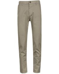 BOSS - Mid-Rise Tapered-Leg Trousers - Lyst