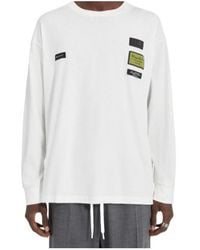 MM6 by Maison Margiela - Logo Patch Crewneck T-Shirt - Lyst