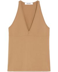 Max Mara - Armida1234 V-Neck Sleeveless Top - Lyst