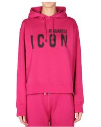 DSquared² - Graffiti Logo Print Hoodie - Lyst