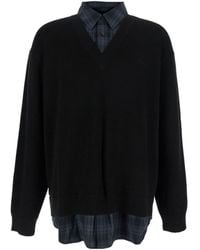 Juun.J - Layered Long Sleeve Sweater - Lyst
