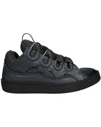 Lanvin - Curb Lace-Up Sneakers - Lyst