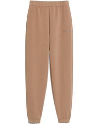 Max Mara - 'S Logo Embroidered Straight Leg Pants - Lyst