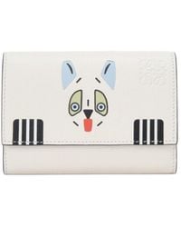 Loewe - X Louis Wain Futurist Cat Small Vertical Wallet - Lyst