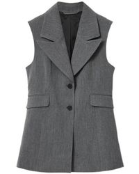 AllSaints - Astra Sleeveless Jacket - Lyst
