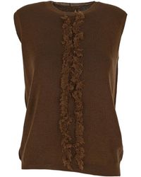 Uma Wang - Knitted Sleeveless Top - Lyst