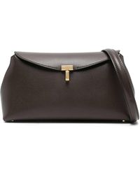 TOTEME - T-Lock Leather Clutch - Lyst