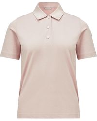 Moncler - Logo-Patch Polo Top - Lyst