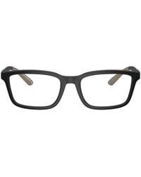 Emporio Armani - Rectangular Frame Glasses - Lyst