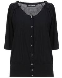 Dolce & Gabbana - Solid Wool Knit Sweater - Lyst