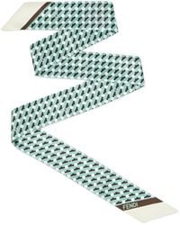 Fendi - Dots Silk Bandeau - Lyst
