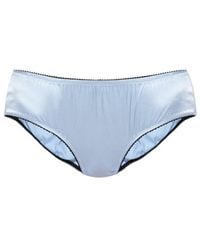 Dolce & Gabbana - Elastic Waist Satin Panties - Lyst