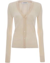 Victoria Beckham - V-Neck Cardigan - Lyst