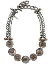 Versace - Medallion Chain Necklace - Lyst