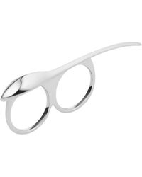 Givenchy - Maple Seed Double Fingers Ring - Lyst