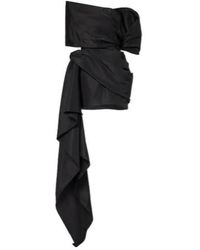 Oscar de la Renta - Asymmetric Mini Dress - Lyst