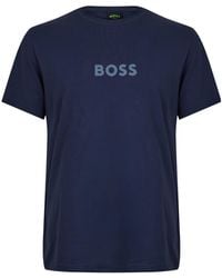 BOSS - Crewneck Casual Tshirt - Lyst