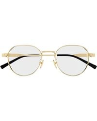 Gucci - Eyewear Round Frame Glasses - Lyst