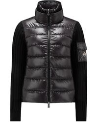 Moncler - Panelled Zip-Up Padded Jacket - Lyst