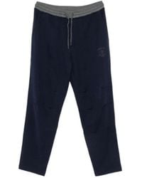 Brunello Cucinelli - Logo-Embroidered Drawstring Track Pants - Lyst