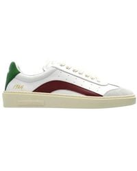 DSquared² - Logo Patch Lace Up Sneakers - Lyst