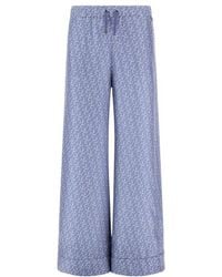 Herno - Drawstring Patterned Trousers - Lyst