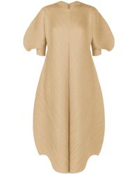 Pleats Please Issey Miyake - Pleats Please Issey Miyake Pleated Midi Dress - Lyst