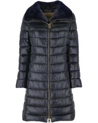 Herno - Logo-Plaque Coat - Lyst