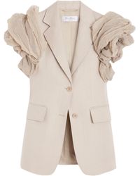 Max Mara - Mxsabituro Single-Breasted Blazer - Lyst