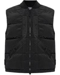 Stone Island - Zipped Quilted Vest - Lyst