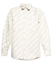 Marni - Collared Button-Up Denim Shirt - Lyst