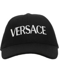 Versace - Logo Embroidered Baseball Cap - Lyst