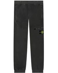 Stone Island - Compass-Badge Track Pants - Lyst