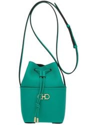 Ferragamo - Logo Mini Bag - Lyst