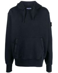 Stone Island - Compass Patch Drawstring Hoodie - Lyst
