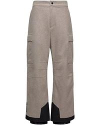 Moncler - Moncler Padded Technical Wool Ski Trousers - Lyst