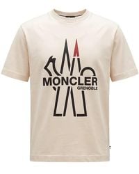 Moncler - Grenoble Logo-Printed Crewneck T-Shirt - Lyst