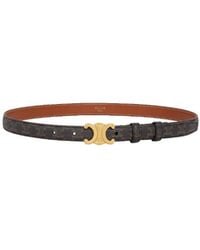 Celine - Triomphe Belt 18Mm - Lyst