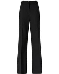 Pinko - Tailored Wool Crêpe Trousers - Lyst