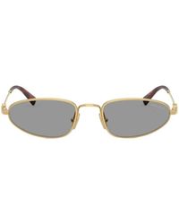 Miu Miu - Eyewear Oval-Frame Sunglasses - Lyst