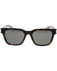 Saint Laurent - Eyewear Rectangle Frame Sunglasses - Lyst