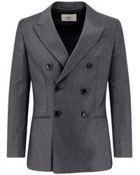 Ami Paris - Double Breasted Tailored Blazer - Lyst