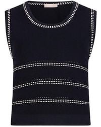 Liu Jo - Striped Tank Top - Lyst
