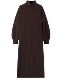 Allude - Wool And Cashmere-Blend Turtleneck Maxi Dress - Lyst