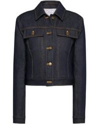 Thom Browne - Buttoned Denim Jacket - Lyst