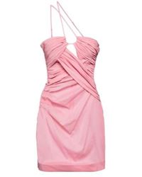 Nensi Dojaka - Draped One-Shoulder Minidress - Lyst