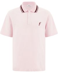 Ferragamo - Organic Cotton Polo Shirt - Lyst