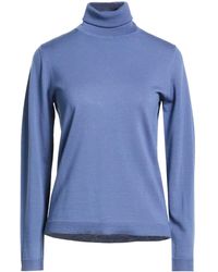 Max Mara - Solid Color Knitted Turtleneck Top - Lyst